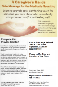 Caregiver's Hands Class